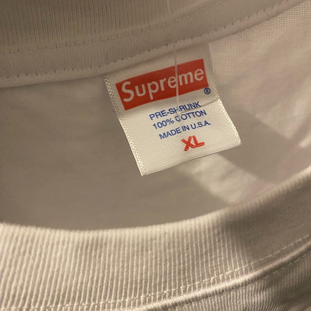 Supreme NBA Youngboy White Photo Print Tee size XL brand new - Picture 3 of 4